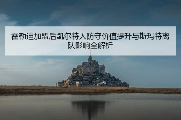 霍勒迪加盟后凯尔特人防守价值提升与斯玛特离队影响全解析